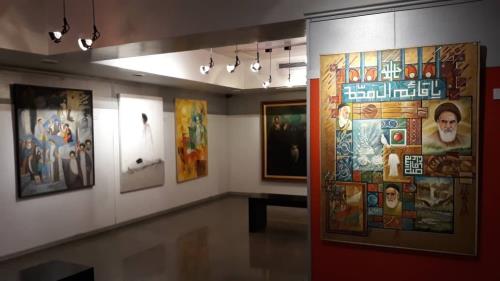 نمایشگاه نقاشی سوگ آفتاب