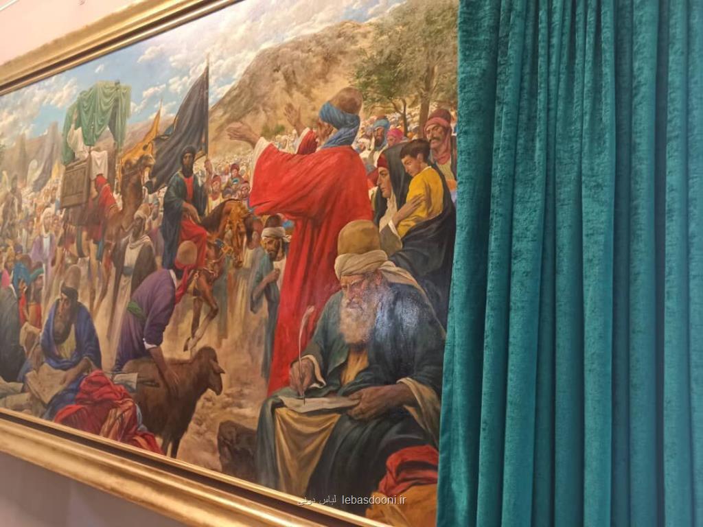 نقاشی حدیث سلسله الذهب رنگ بومی ایرانی دارد