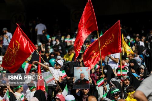 برگزاری اجتماع سلام فرمانده در ورزشگاه آزادی